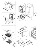 Interior cabinet & freezer shelving