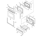 Maytag MBR5730BGW door/drawer diagram