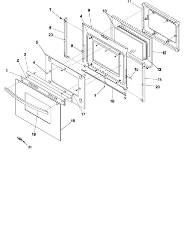 Oven door