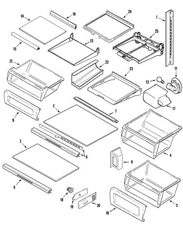 Shelves & accessories