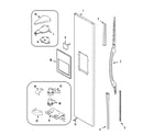 Maytag MSD2732GRW freezer outer door (msd2732grq/w) diagram