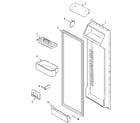 Maytag MSD2734GEW fresh food inner door diagram