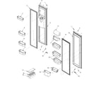 Kenmore 59652674201 ref/fz door and shelf diagram