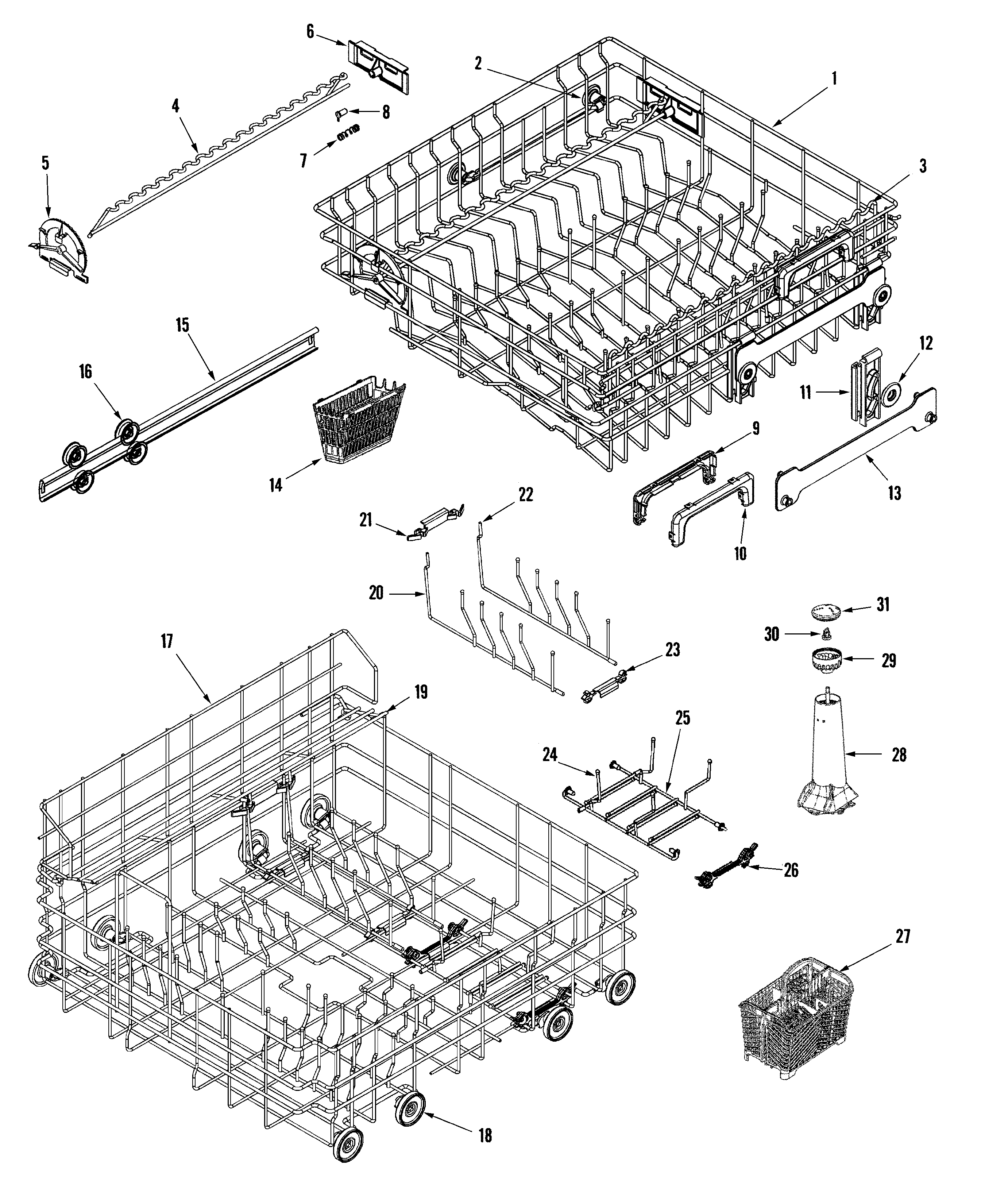 TRACK & RACK ASSEMBLY