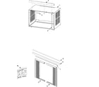 Amana AAC081SRB-PAAC081SRB0 outercase assy diagram