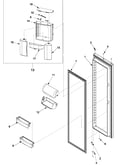 Refrigerator door