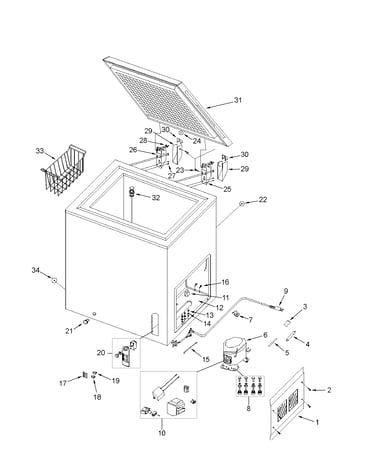 Chest freezer