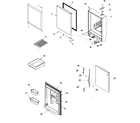 Maytag PBB1951GRB-PPBB1951GB0 refrigerator door diagram