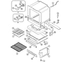 Maytag MGR5750ADA oven/base diagram