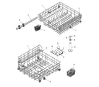 Maytag MDBE790AWW track & rack assembly diagram