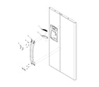 Amana XRSR687BW-PXRSR687BW0 handles and trim(wht) diagram