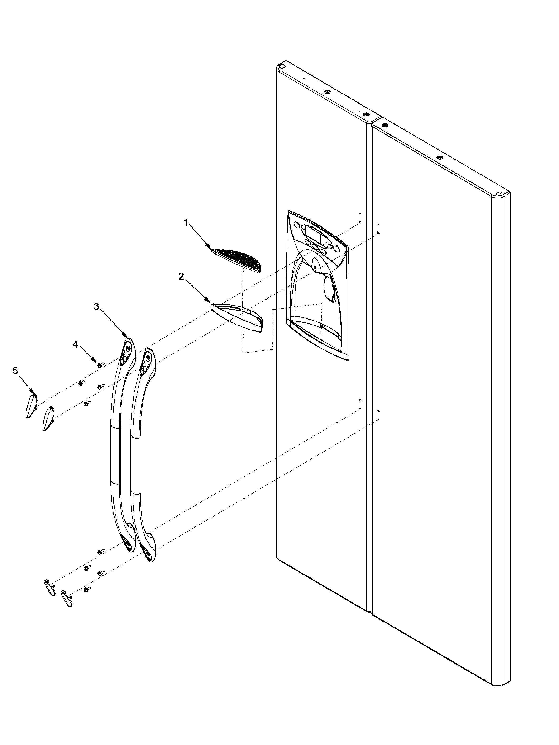 Handles and trim(wht)