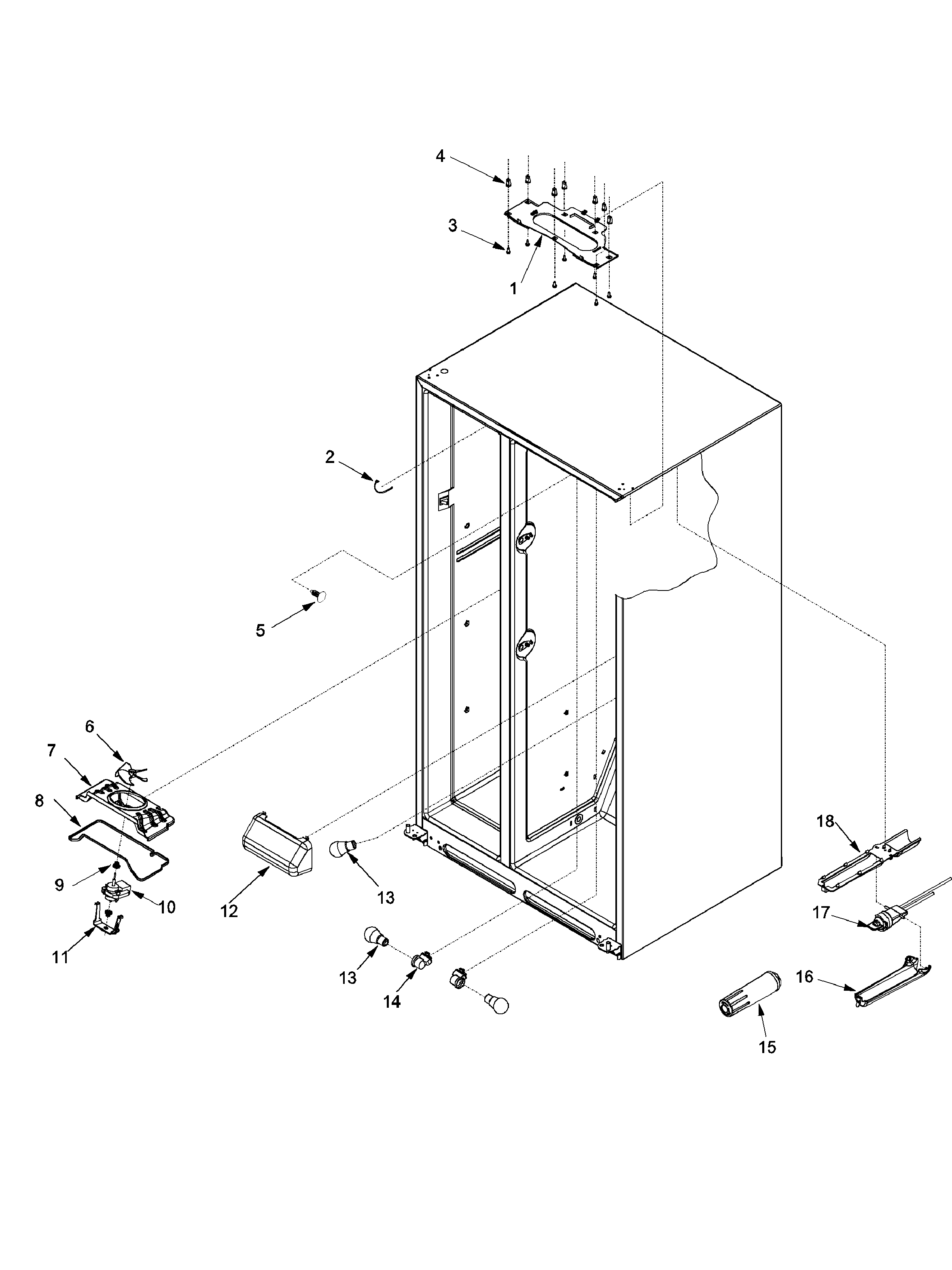 EVAP FAN ASSY AND LIGHTS