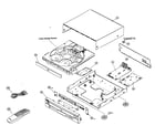 Yamaha DV-C6660 cabinet parts diagram
