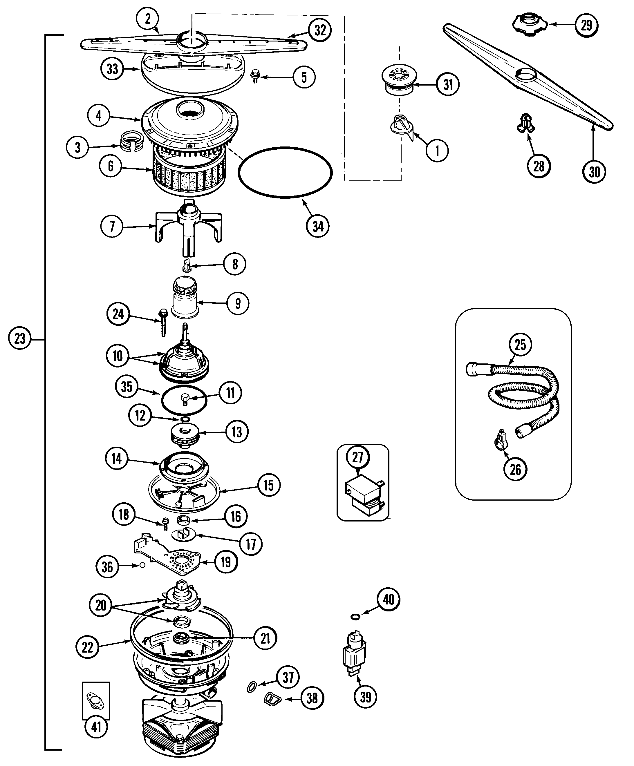 PUMP & MOTOR (JDB4950AWF)