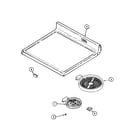 Magic Chef CER3760BAH top assembly diagram