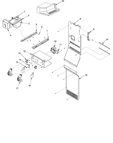 Lights and ice maker