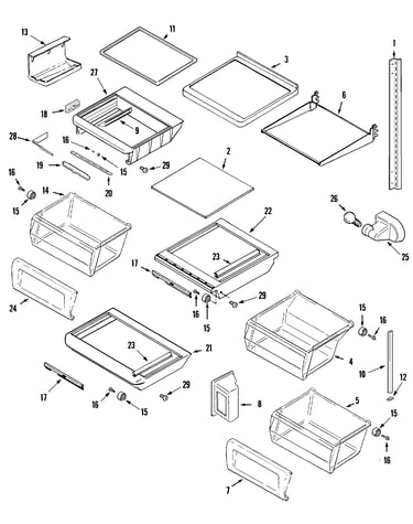 Shelves & accessories