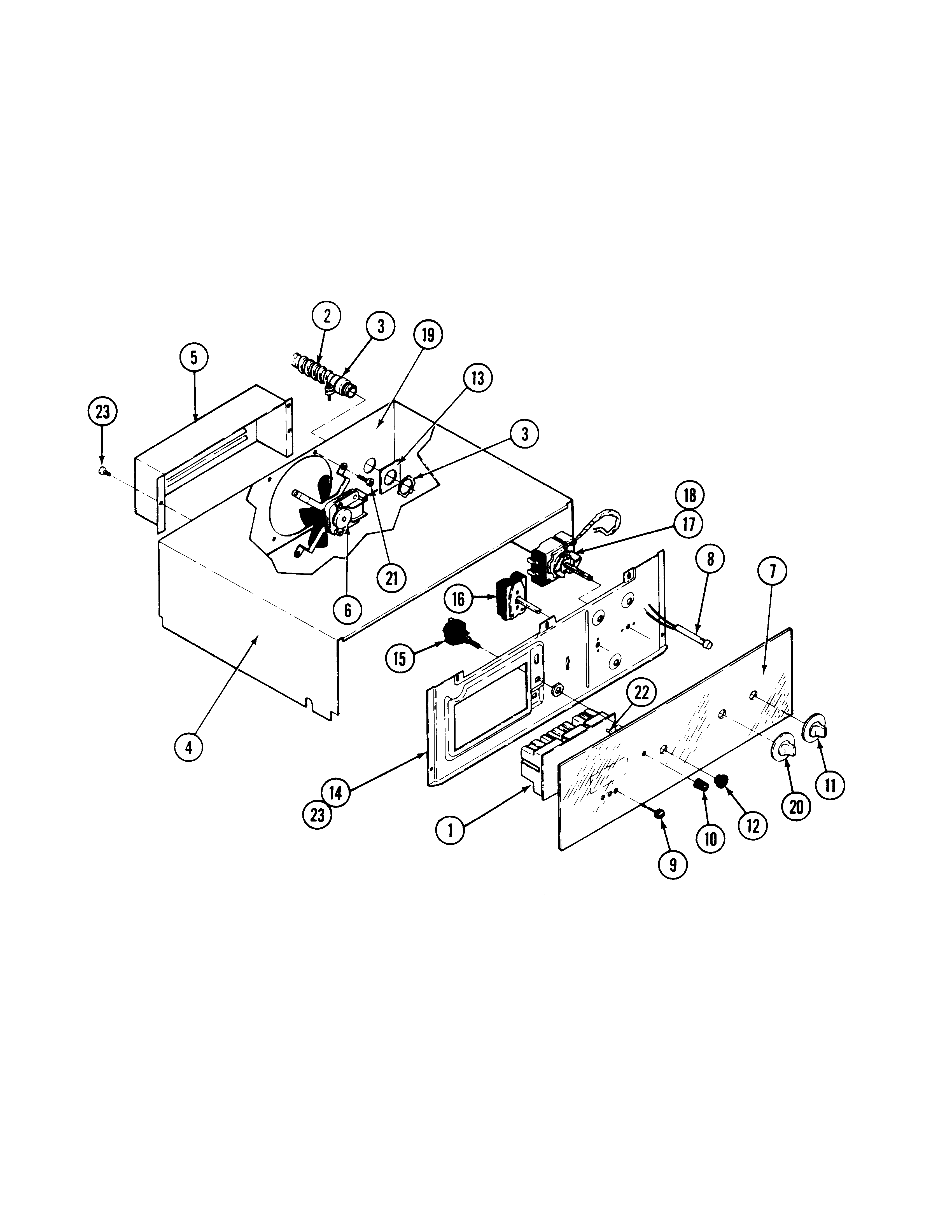Control panel (cwe4020acb, cwe4700acb)