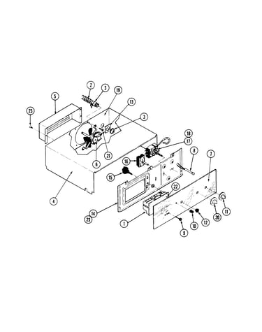 Control panel (cwe4020acb, cwe4700acb)