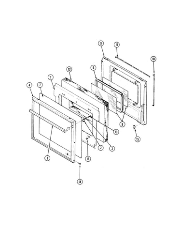 Door-lower (cwe5520acb, cwe5500acb)