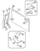 Freezer outer door