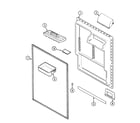 Crosley CT19A5Q fresh food inner door (bisque) diagram