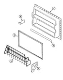 Freezer inner door (bisque)