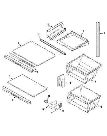 Shelves & accessories (bisque)