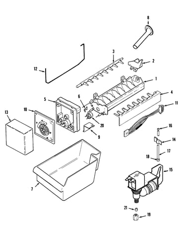 Optional ice maker kit-uki2000axx
