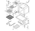 Maytag MER5730BGW oven/base diagram