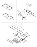 Refrigerator shelving