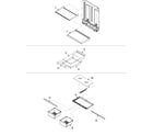 Amana DRB1901CW-PDRB1901CW0 refrigerator shelving diagram