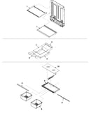 Refrigerator shelving