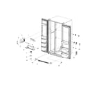 Amana ARSE665BB-PARSE665BB0 light covers and toe grille diagram