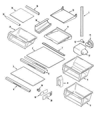 Shelves & accessories