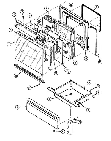 Door/drawer (3888xrb)