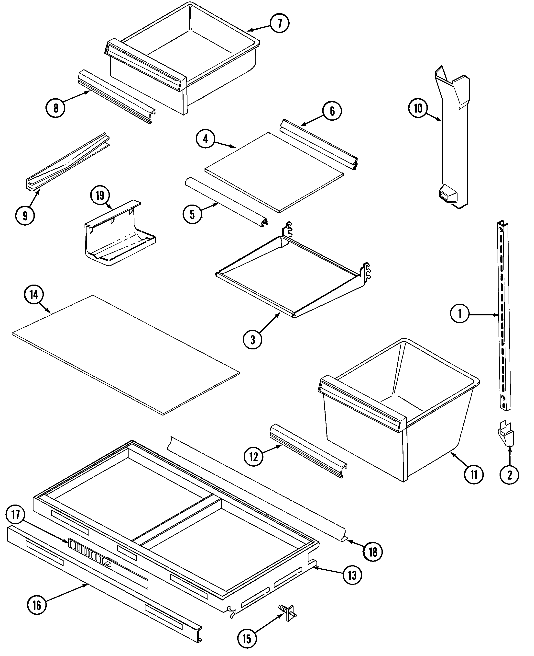 Shelves & accessories