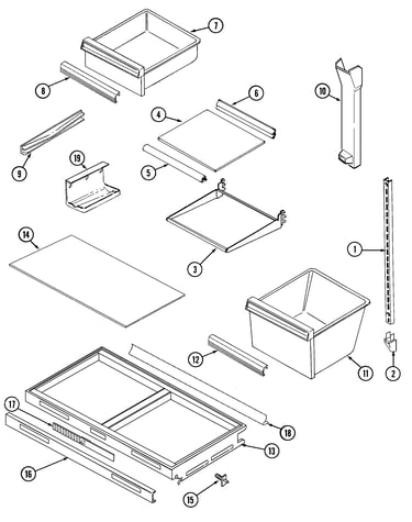 Shelves & accessories
