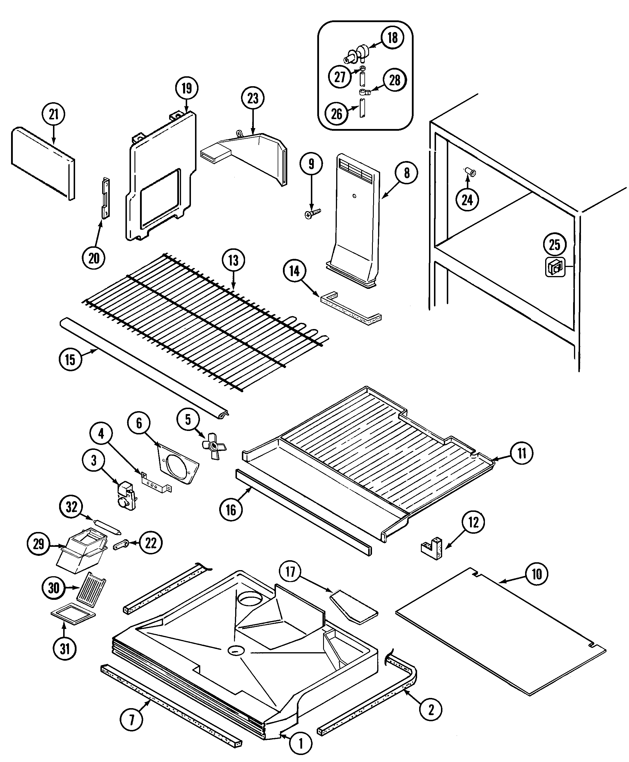 Freezer compartment