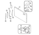 Maytag GT22X8DV-DC87A freezer outer door diagram