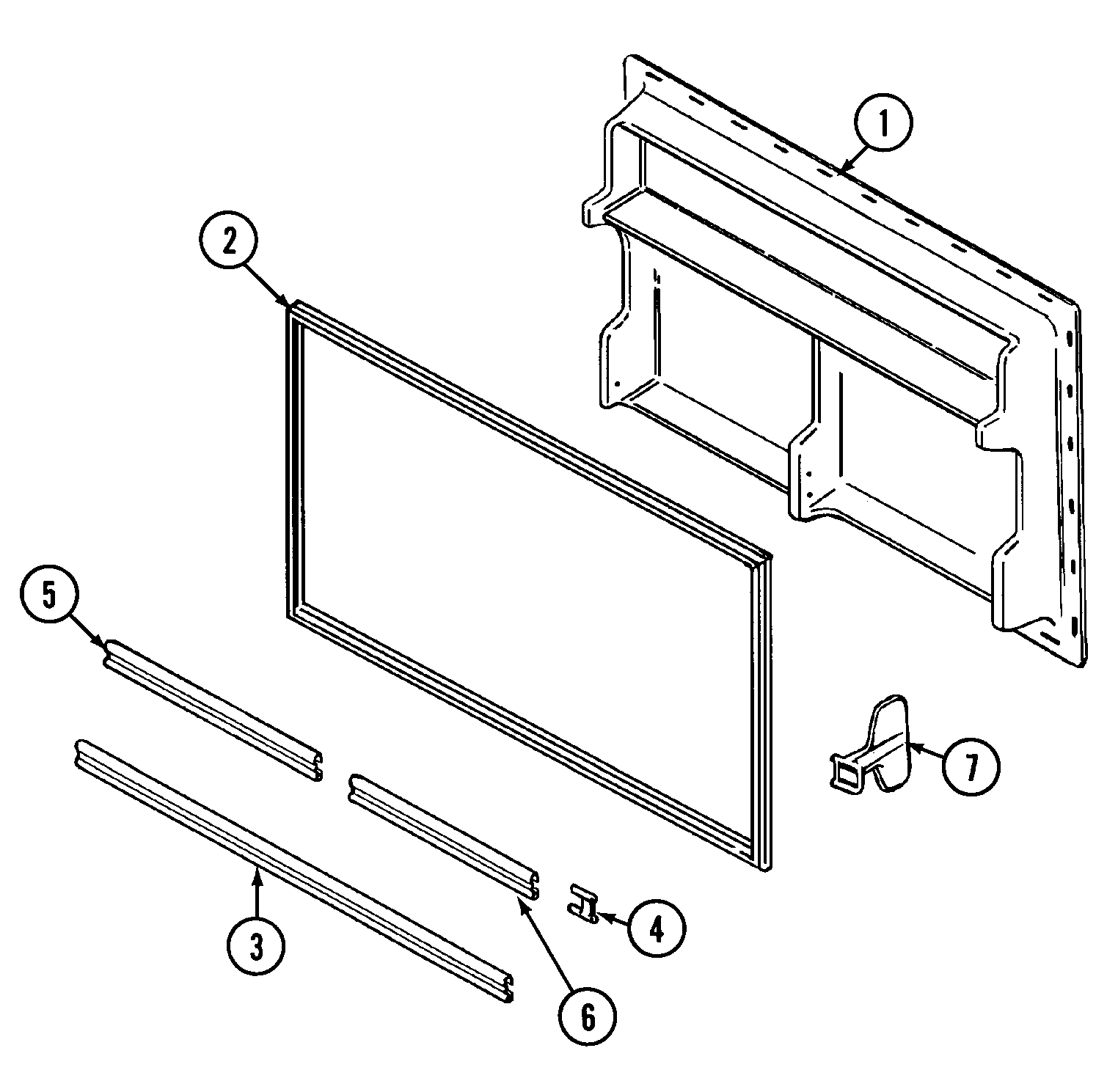 Freezer inner door
