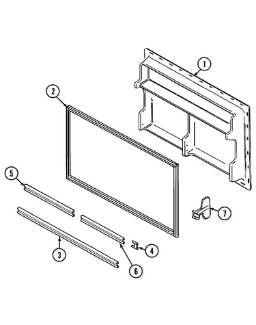 Freezer inner door