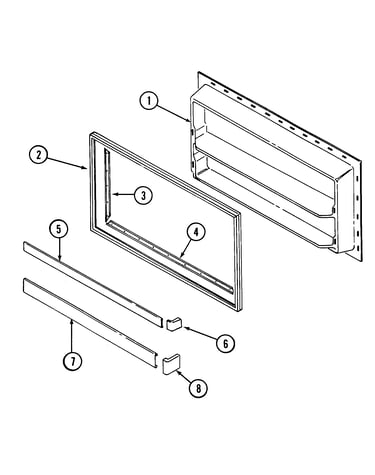 Freezer inner door