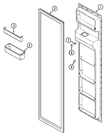 Freezer inner door