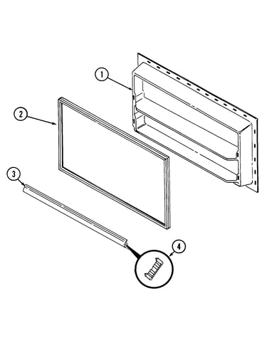 Freezer inner door