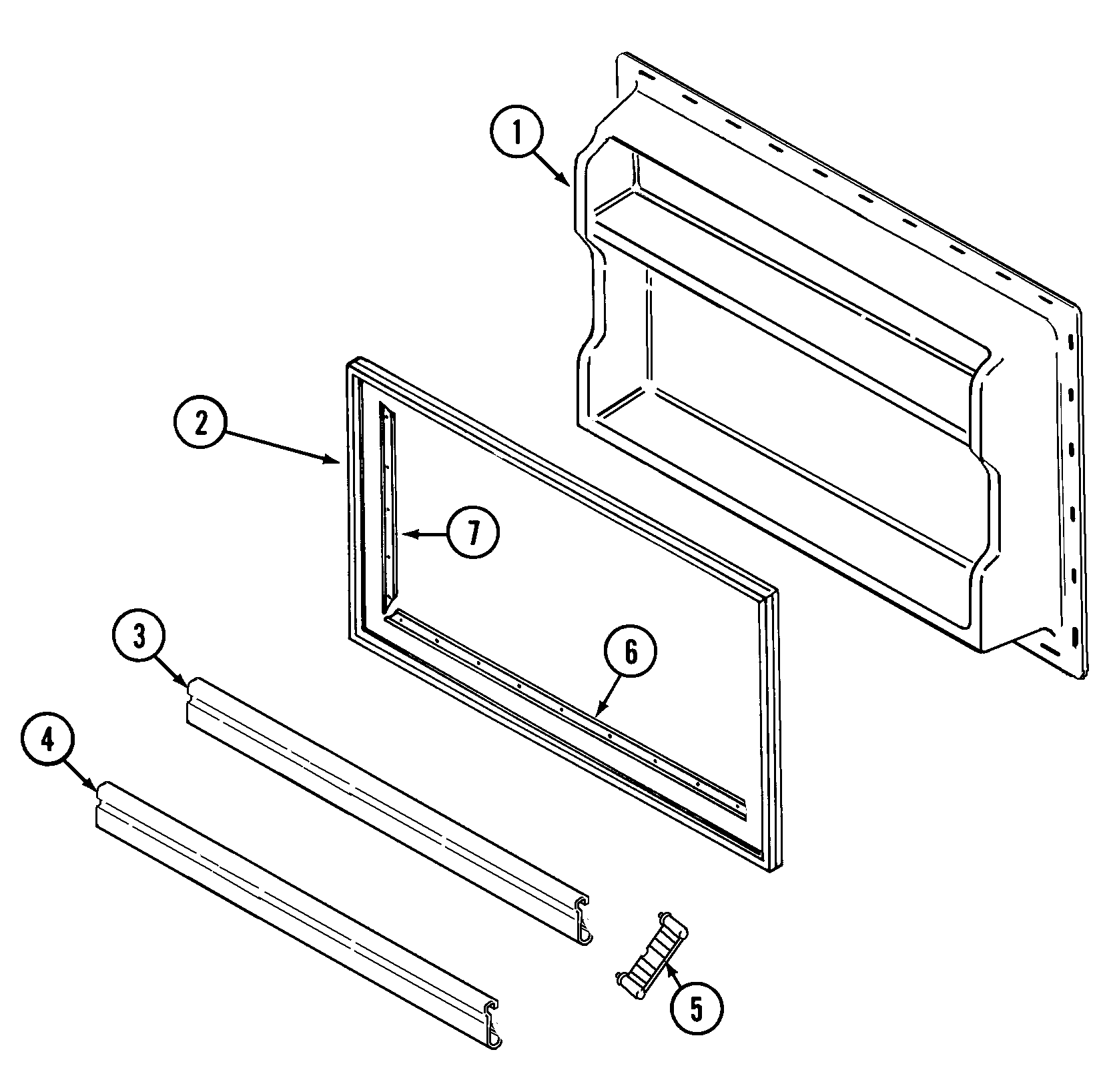 Freezer inner door