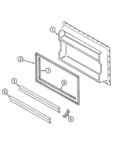 Freezer inner door