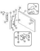 Freezer outer door