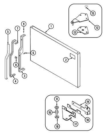 Freezer outer door
